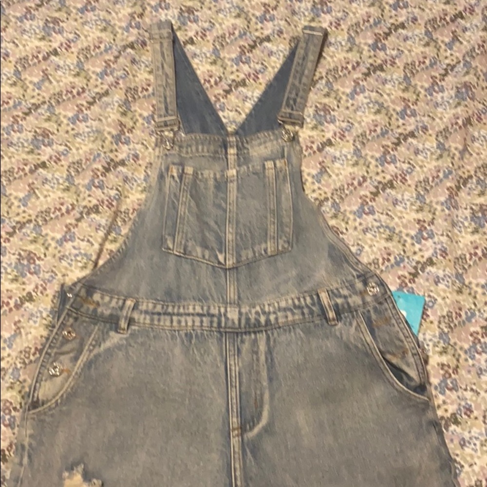 Distressed Overalls - Picture 2 of 3